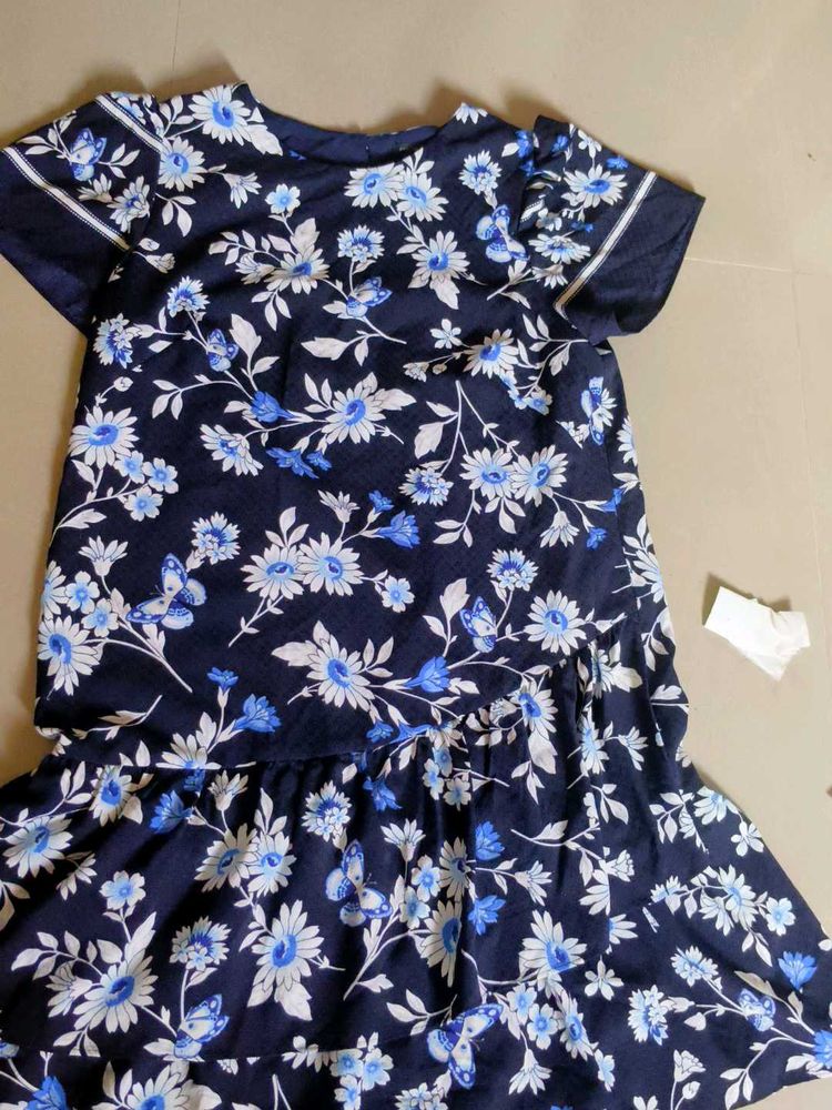 Navy Blue Vietnamese Dress