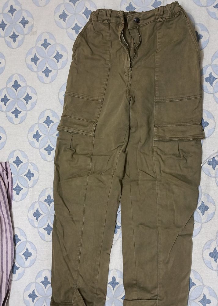 Army Green Cargo Pant