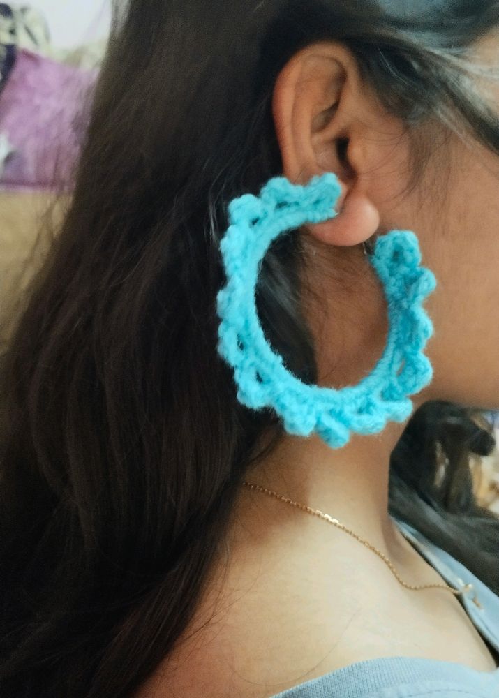 Crochet Round Earing