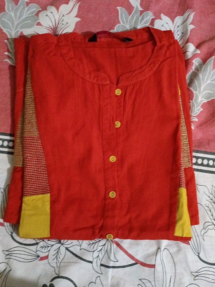 Orange Kurta