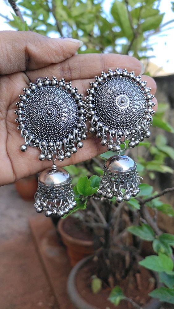 Oxidized jhumka