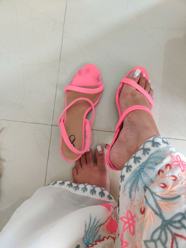 Pink Pointed Heels