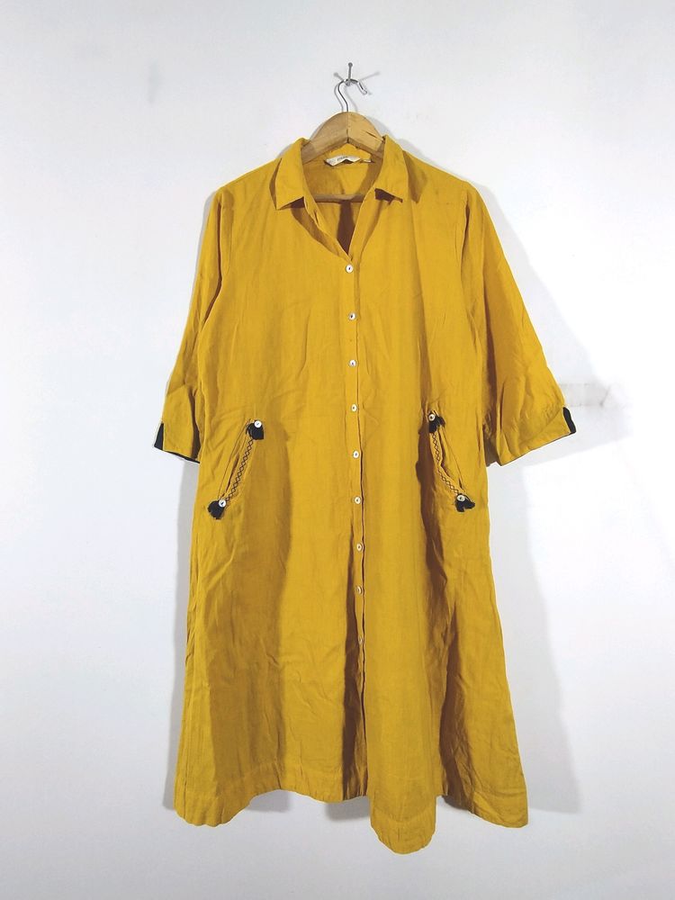 Mustard Kurta Set (Women's)