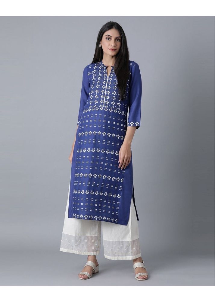 W Blue Kurta