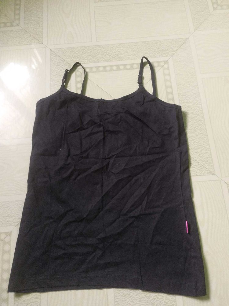 Cotton Black Slip