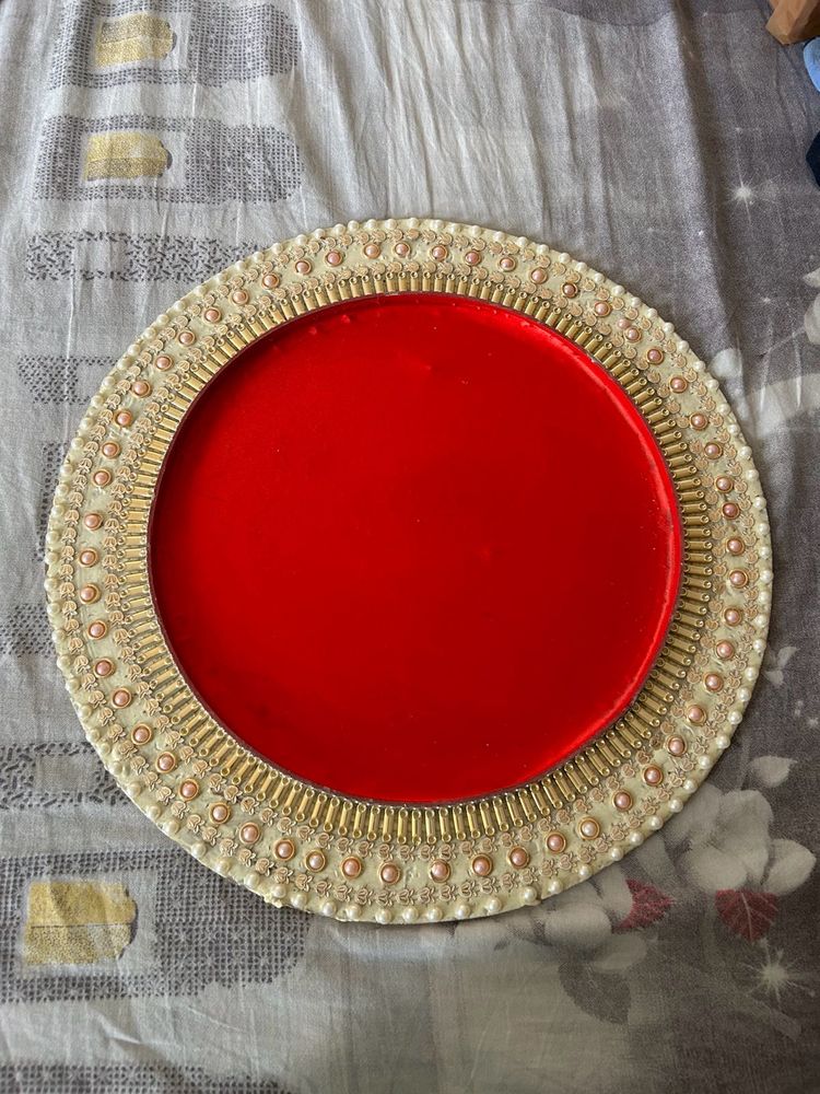 Decorated thali- For Occasions