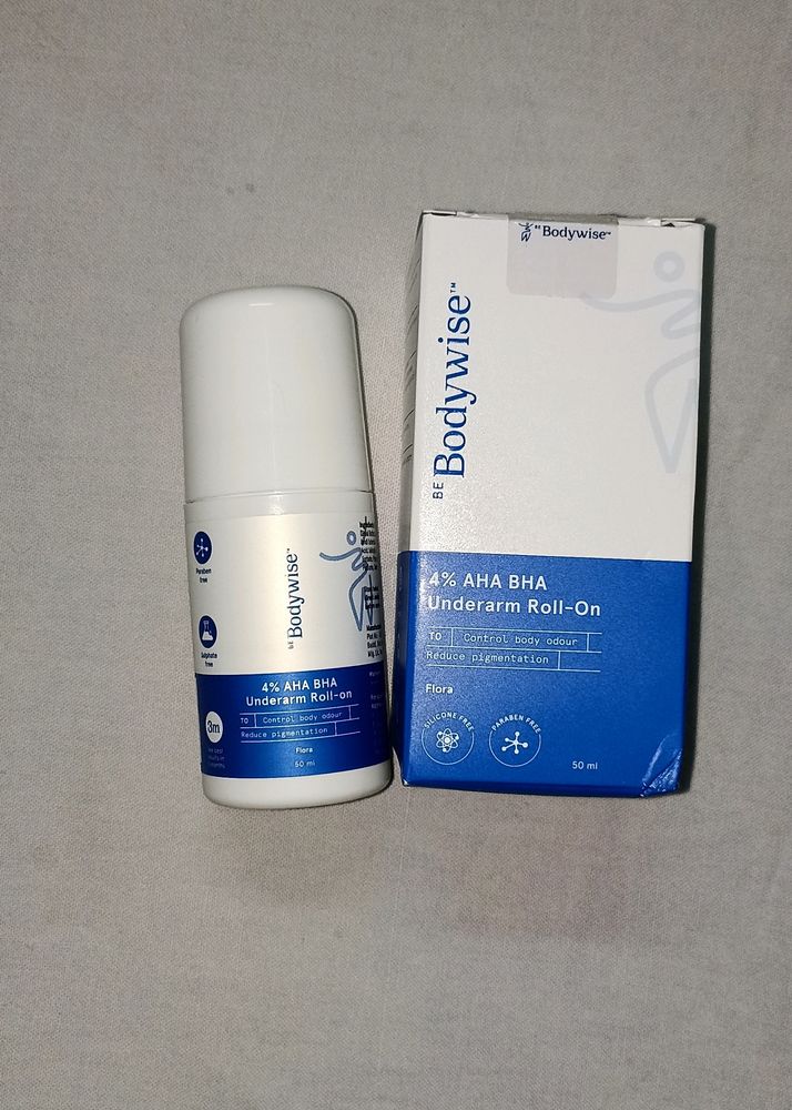 Be Bodywise 4% AHA BHA Underarm RollOn (Flora)