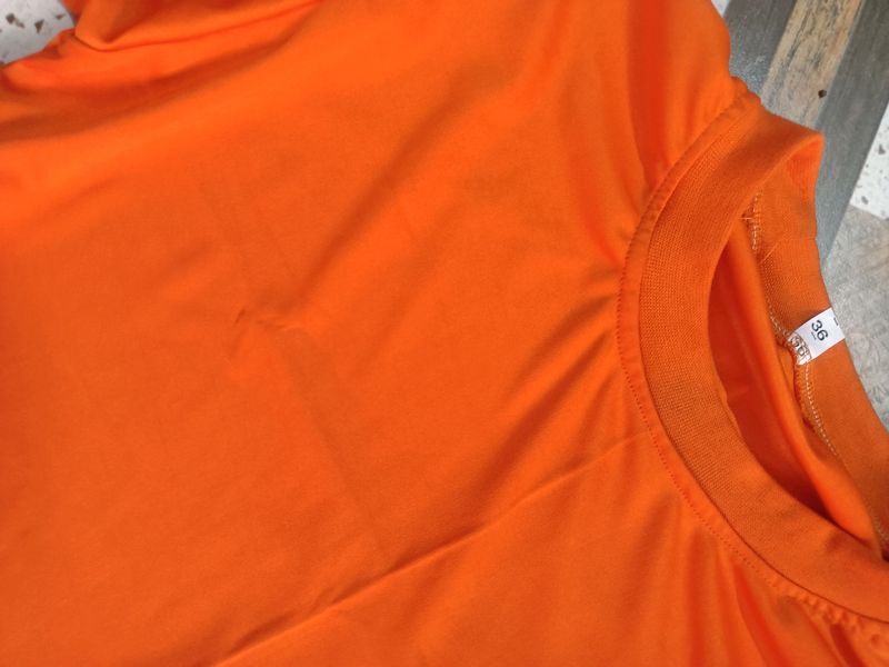 Orange Full Sleeve Tshirt 🍊