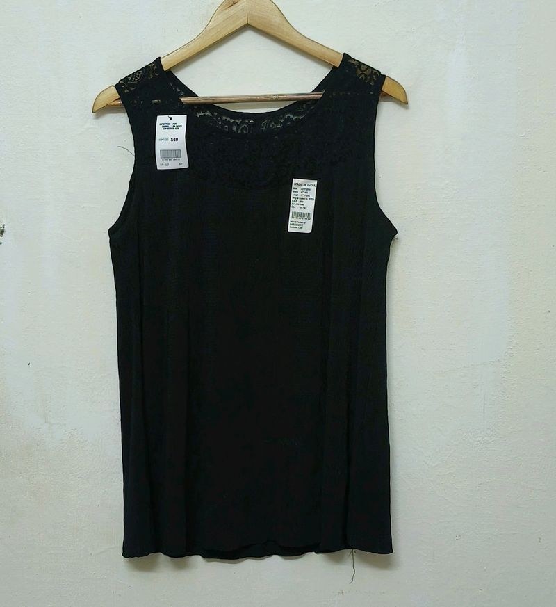 Trendy New Black Top For Women