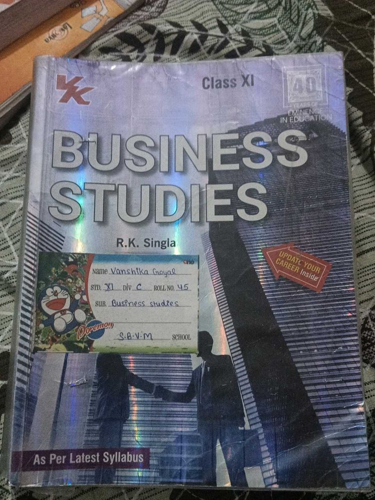 Business Studies (R.K .Singla) CLASS 11