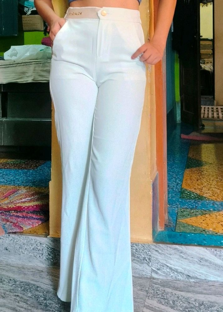 Price Drop !! White Trouser 💯