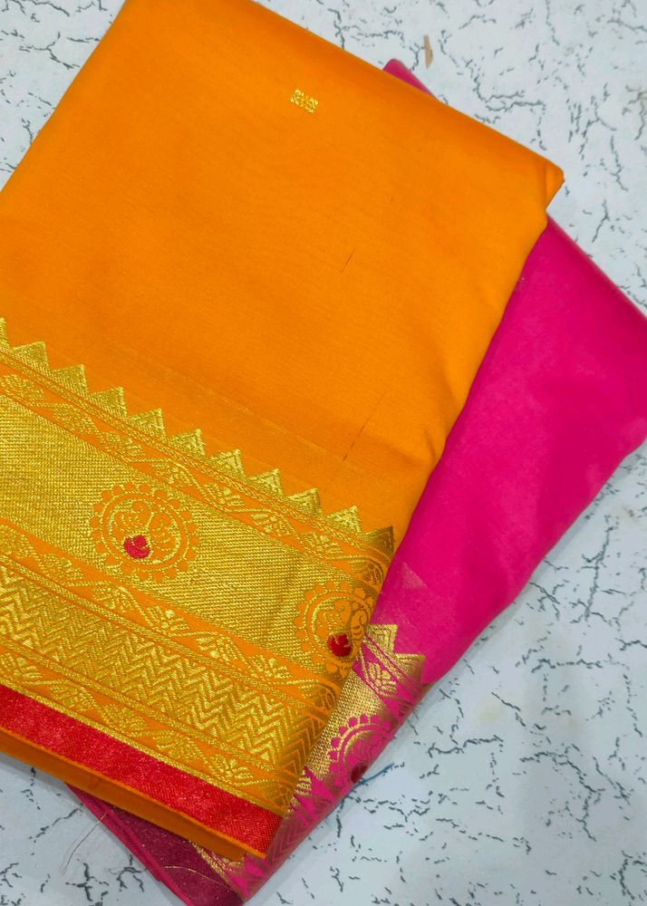 Silk New Saree 2 Piece