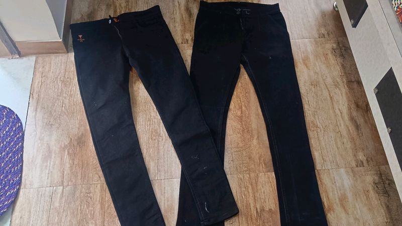 2 Man's Bleck Jeans