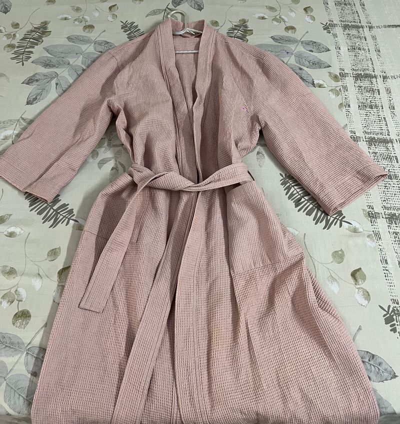 H&M Pink Bathrob For Women