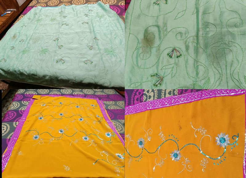 Saree With Stiched Blouse ( Pick any 1 )