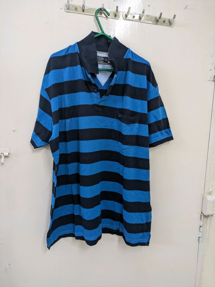 Mens Polo Stripes Tshirt