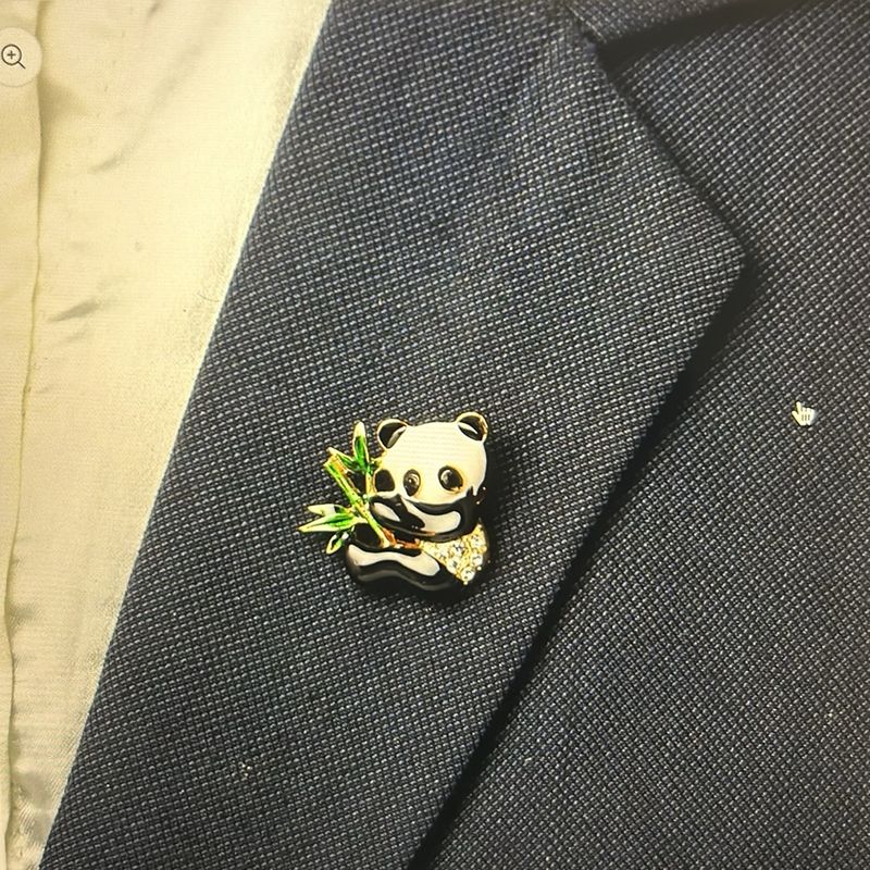 Cute Panda Brooch