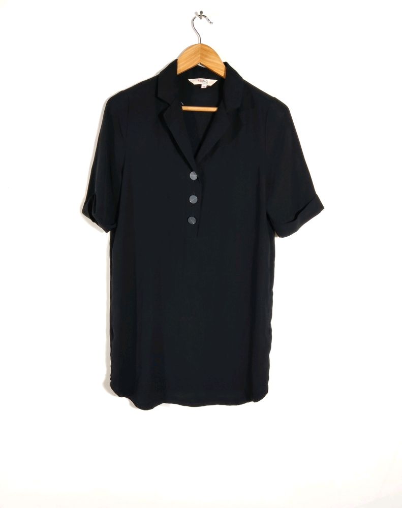 Black Plain Wester Dress (Women)