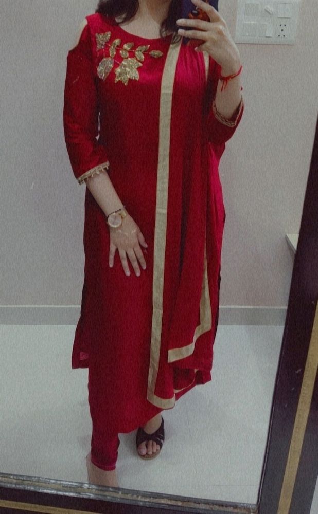 Red suit #with extra margin suitable for S-L size