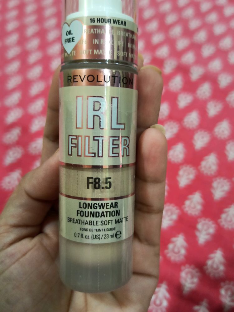 Revolution IRL filter Longware Foundation F8. 5