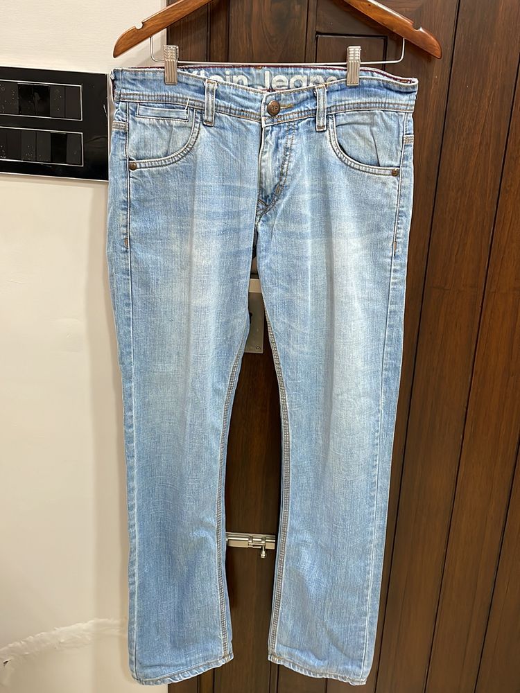 Y2K Faded Men’s Jeans