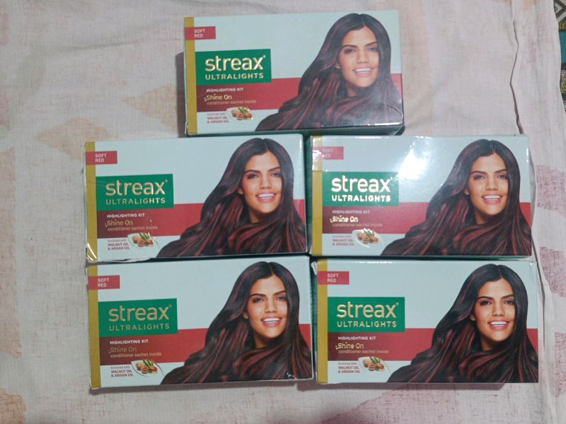 Streax Ultralights Hair Colour ( Soft Red)