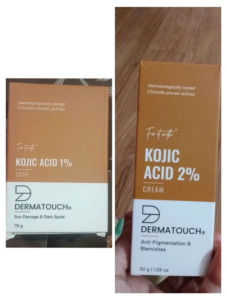 Kojik Acid Soap And Cream