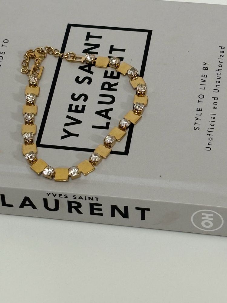 Clearance💯Golden Tennis Bracelet Anti-tarnish