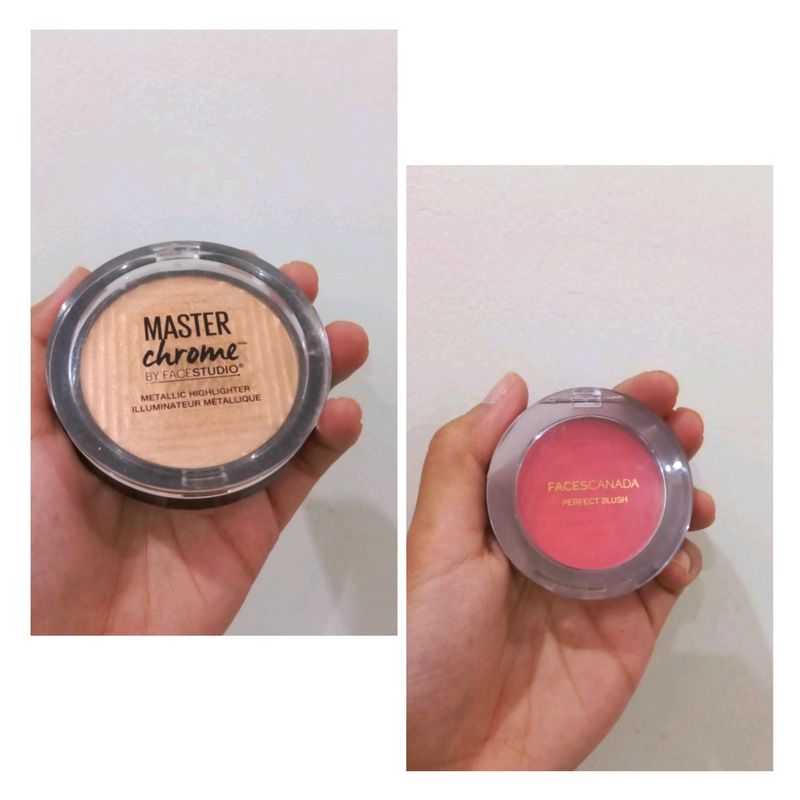 Maybelline Highlighter And Blush Combo