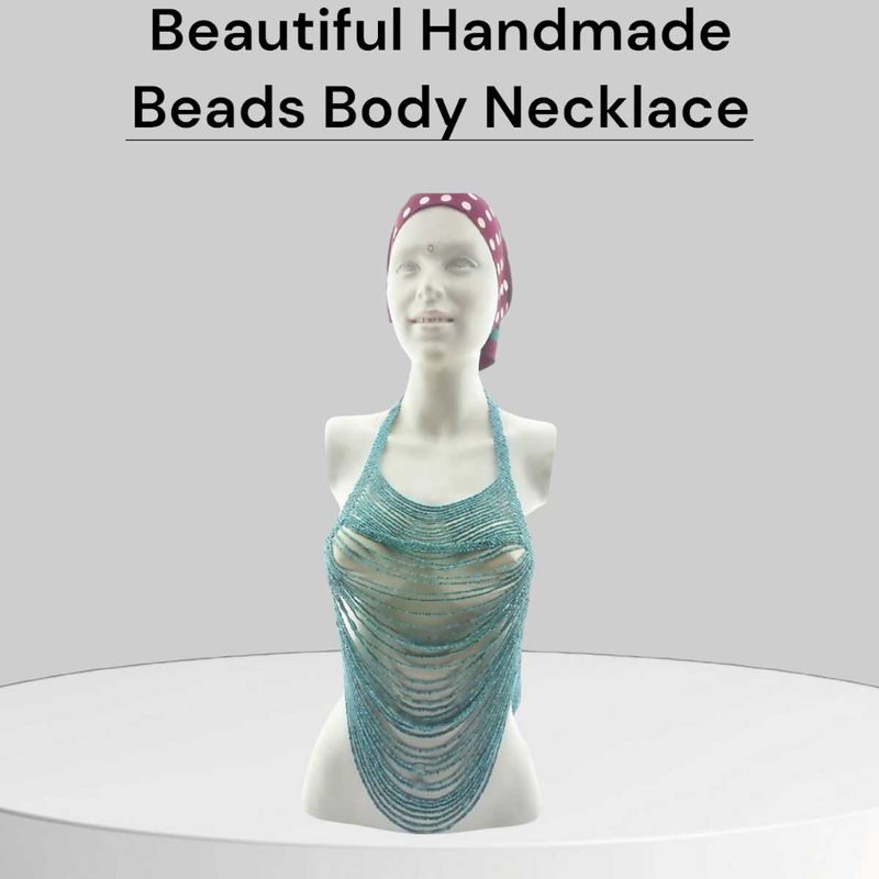 Beautiful Handmade Beads Body Necklace