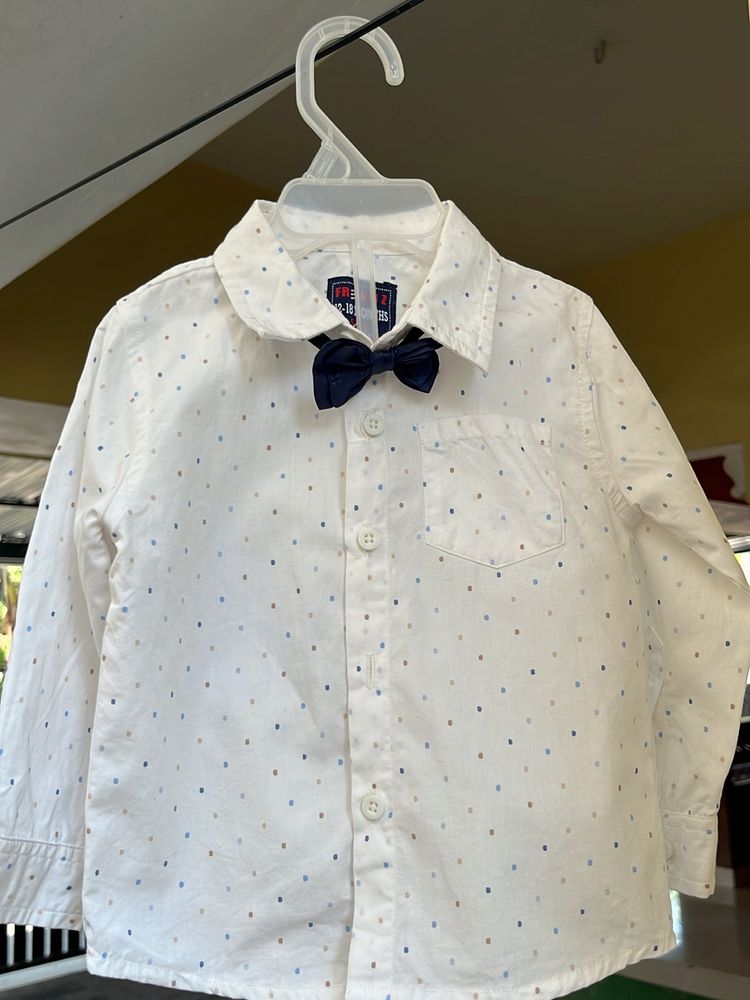 Baby Boy Shirt With Bow