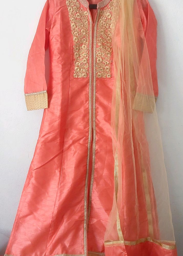 Elegant Party Kurti N Dupatta