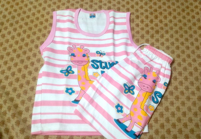 Baby Girl Tshirt And Short For Summer