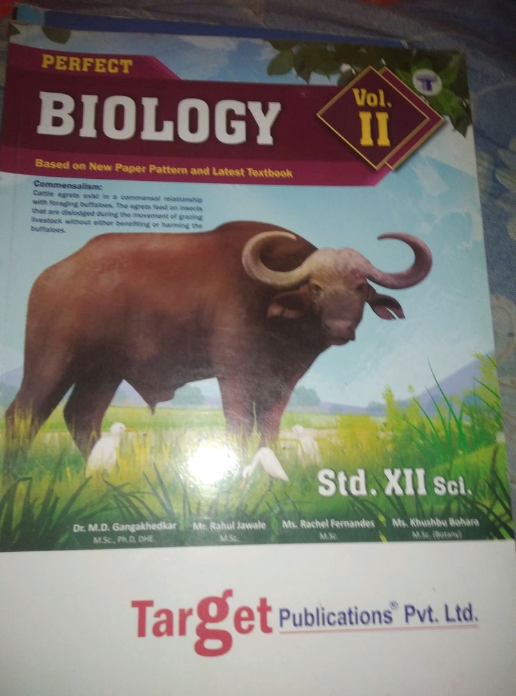 Target Biology Volume I And 2 For 12th