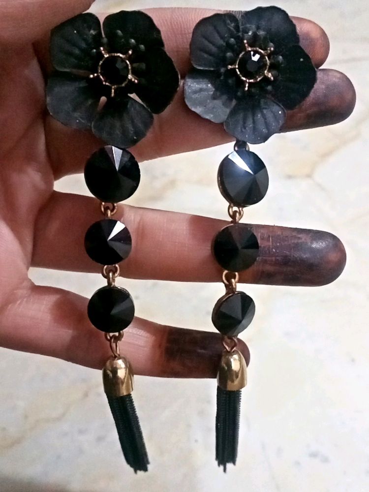 Black Beautiful Earrings