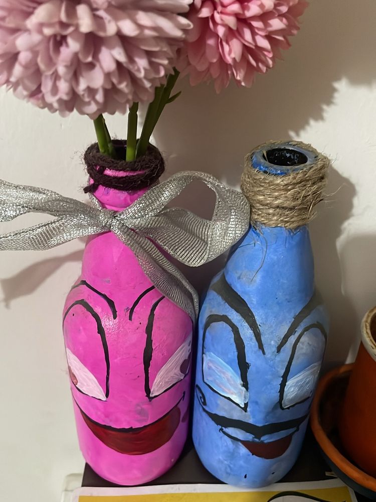 Home Made Bottle Art