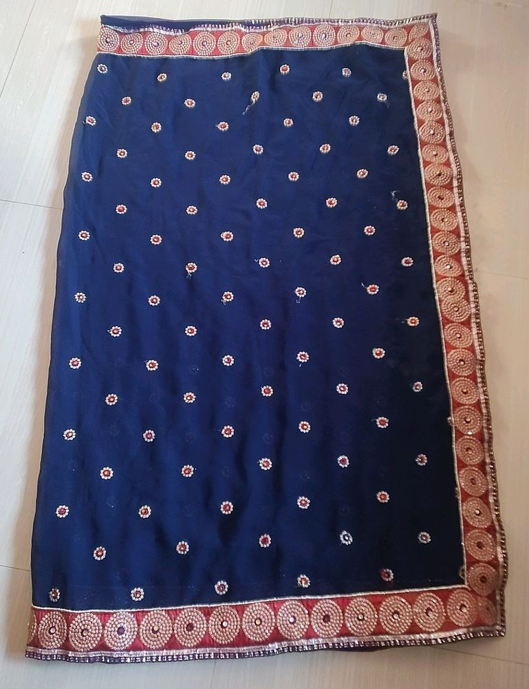 Navy Blue Saree