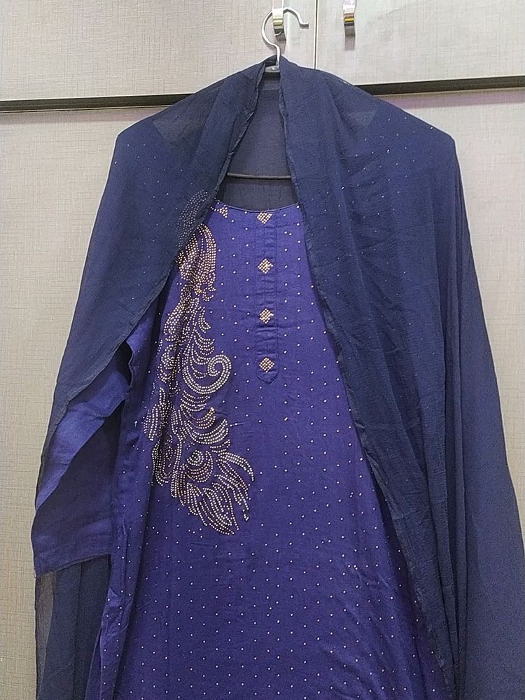 Kurta Plazoo With Dupatta Set