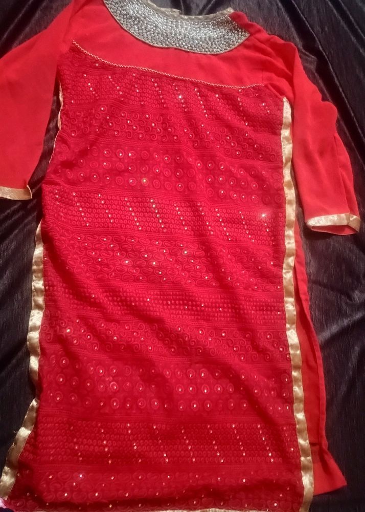 Red Colour ♥️kurta