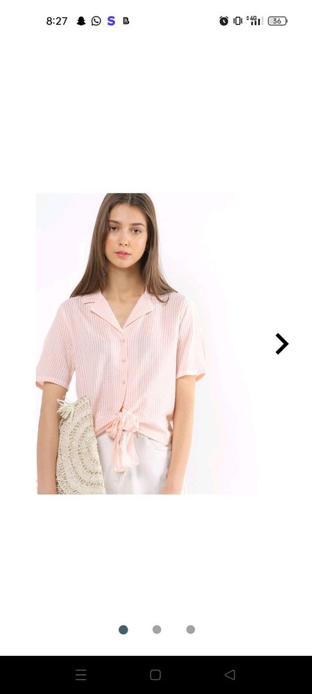 baby pink shirt