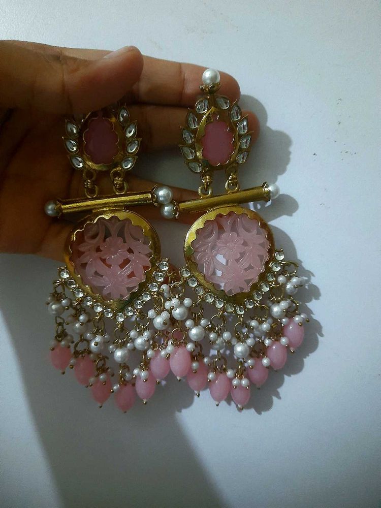 Cutwork Chandbali Earrings From Ishhaara