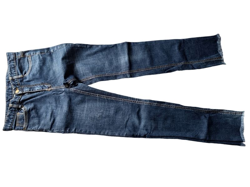 Slim Fit Straight Blue Jeans