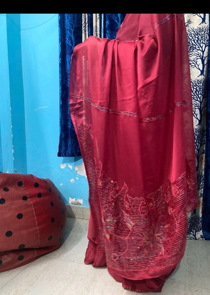 Red party Special Saree