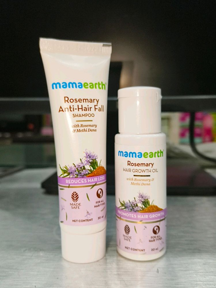 Mamaearth Rosemary Shampoo & Oil