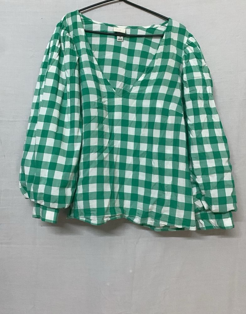 Very Trendy Check Top