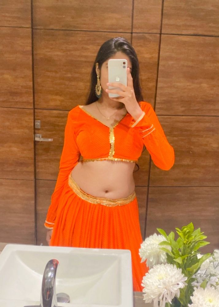 Orange Lehenga