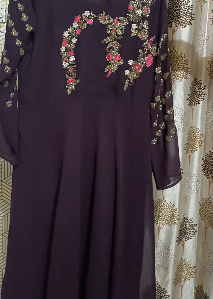 A Line Kurti Cum Long Dress