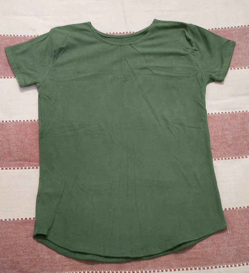 Olive Green Summer T-shirt