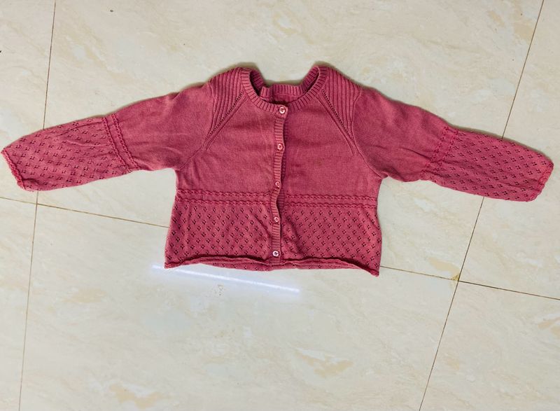 Woolen Sweater For Baby Girl