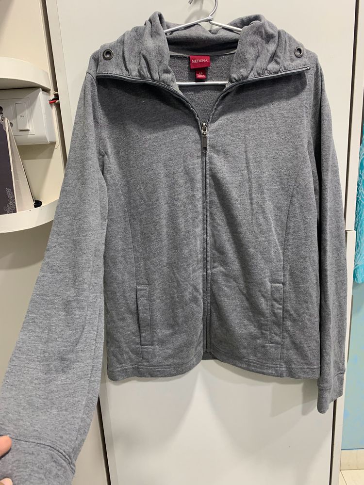 Grey Zipper Jacket